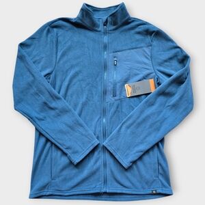 Balance Collection Outdoor Fleece Jacket Full Zip Mens M Key Largo Blue NWT